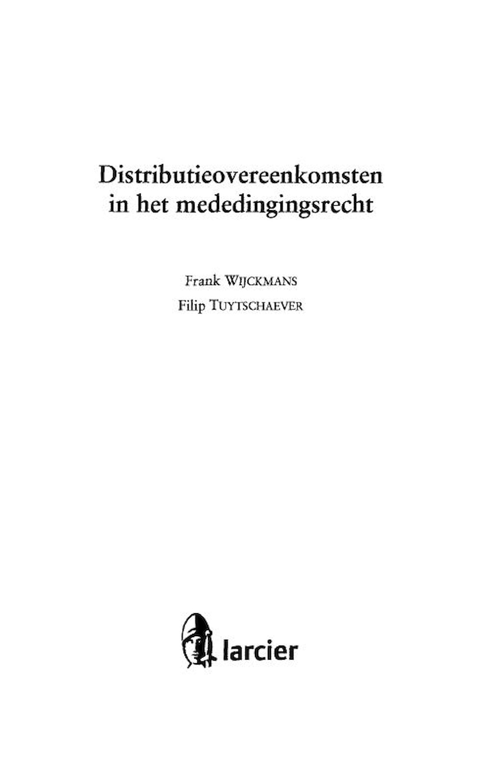 Distribution Agreements in competition law