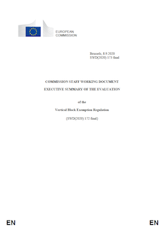 Executive Summary of Evaluation Report VBER