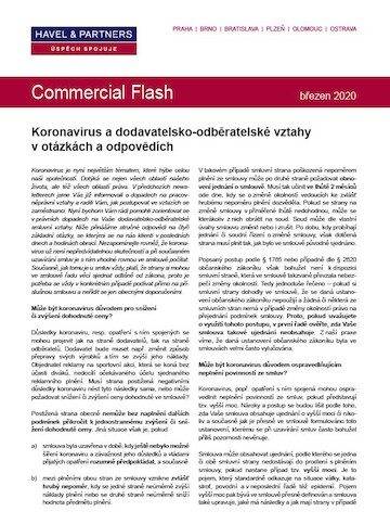 Coronavirus and Supplier-Customer Relationships in Questions and Answers