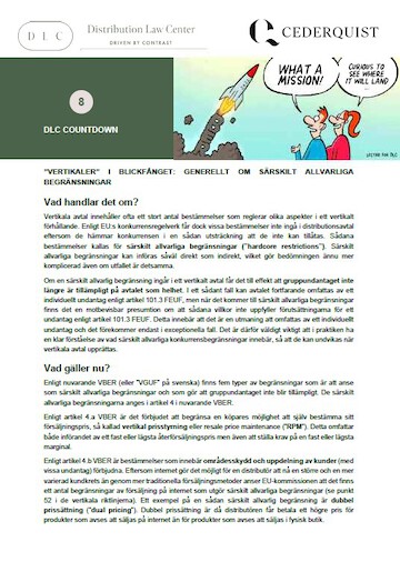 Distribution Law Center Countdown VIII - Hardcore restrictions (general)