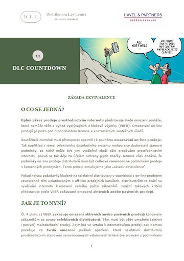 Distribution Law Center Countdown XI - Hardcore restrictions (Equivalence)