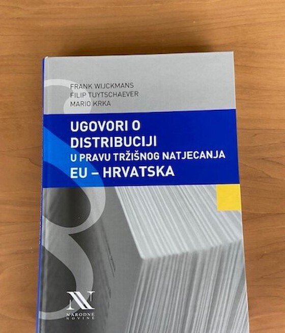 BREAKING NEWS - The Distribution Law Center presents the Croatian book on 'Vertical agreements in EU and Croatian competition law'