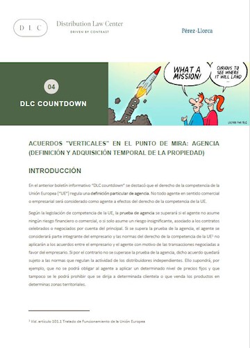 Distribution Law Center Countdown IV - Agency (Definition and temporary transfer of ownership)