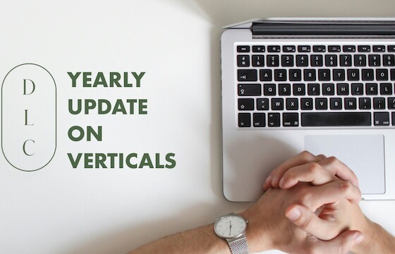 Upcoming DLC event: Yearly Update on Verticals