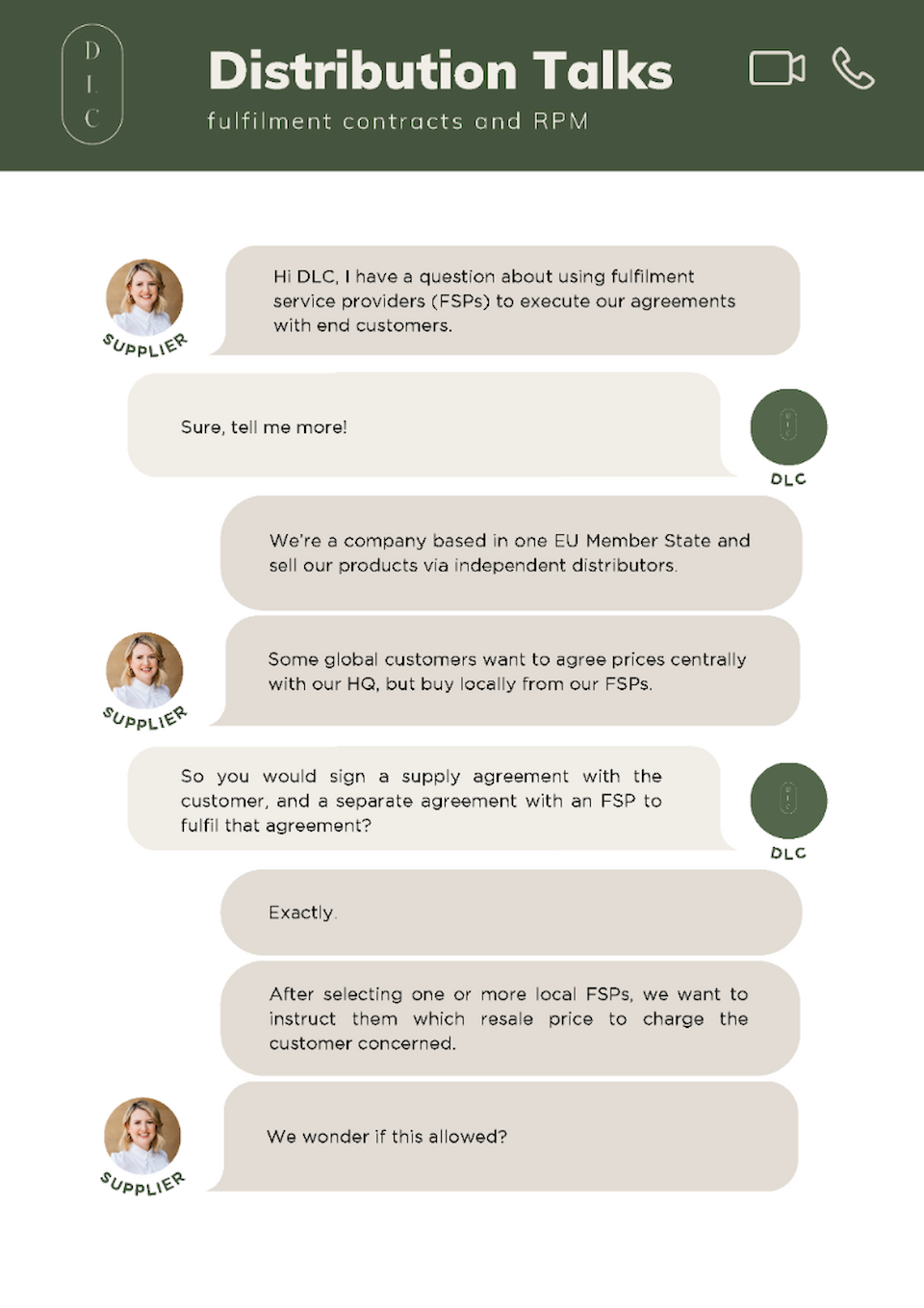 Distribution Talks: fulfilment contracts