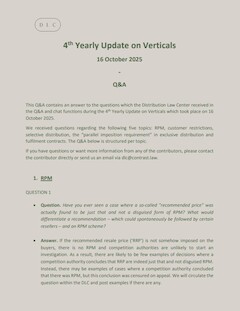 Yearly Update on Verticals 2025 - Q&A