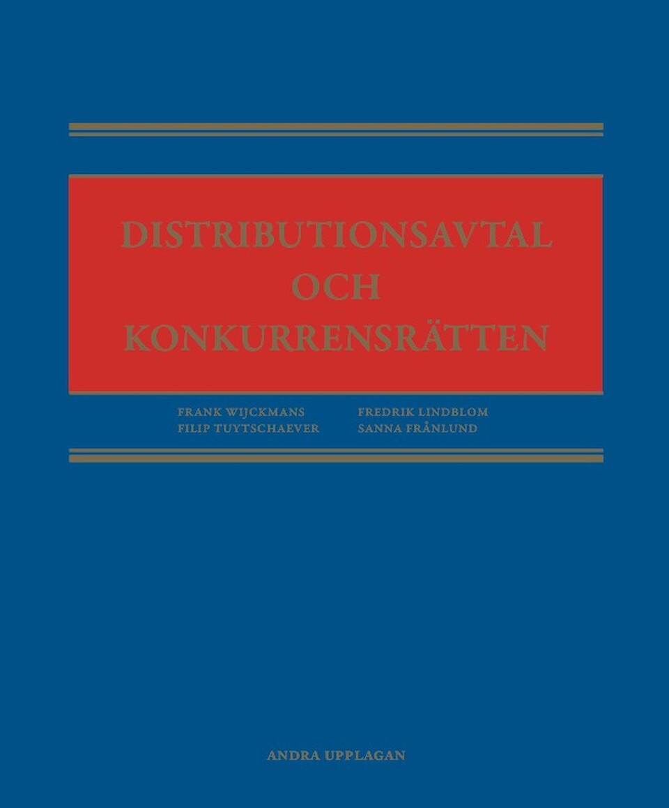 Distribution agreements and competition law (2nd edition)